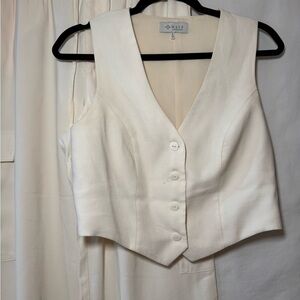 WAYF Cream Vest & Cargo Trousers